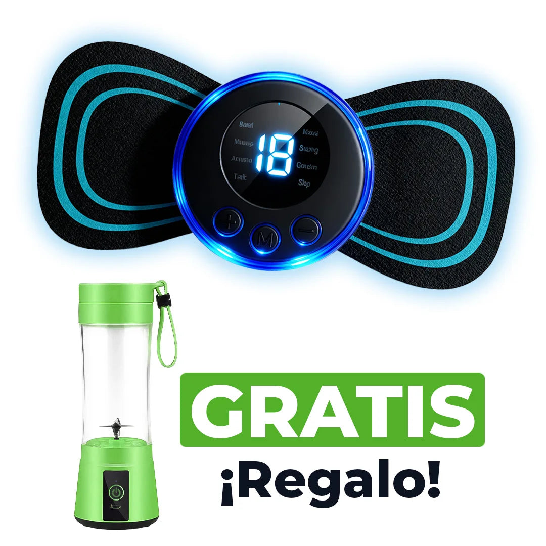 Parche masajeador + Licuadora portátil (REGALO)